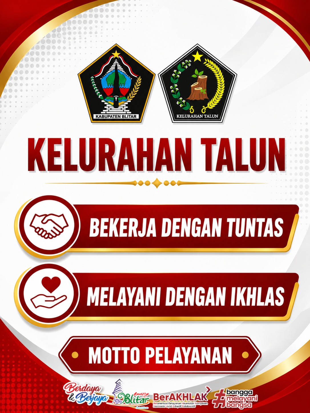 Motto Pelayanan Kelurahan Talun